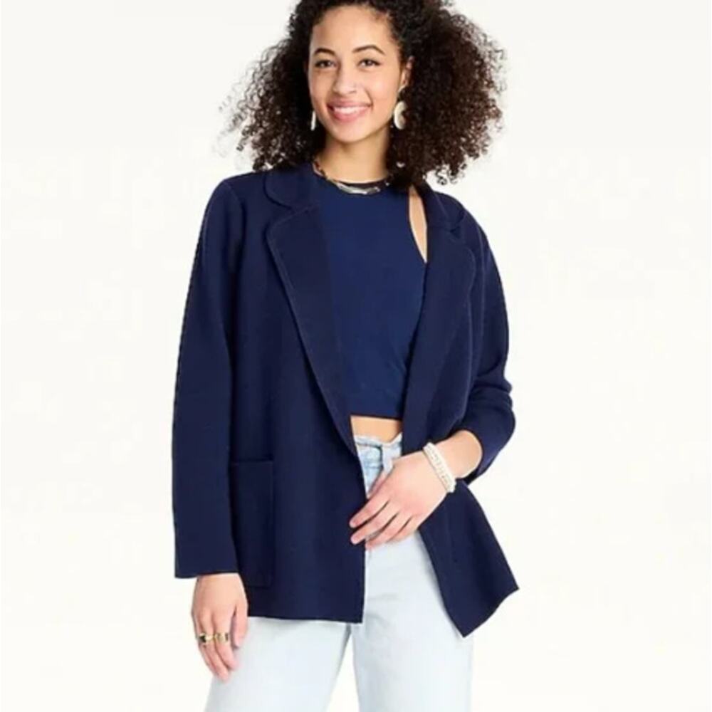 J.Crew Eloise Sweater Blazer Size XS NWT $158